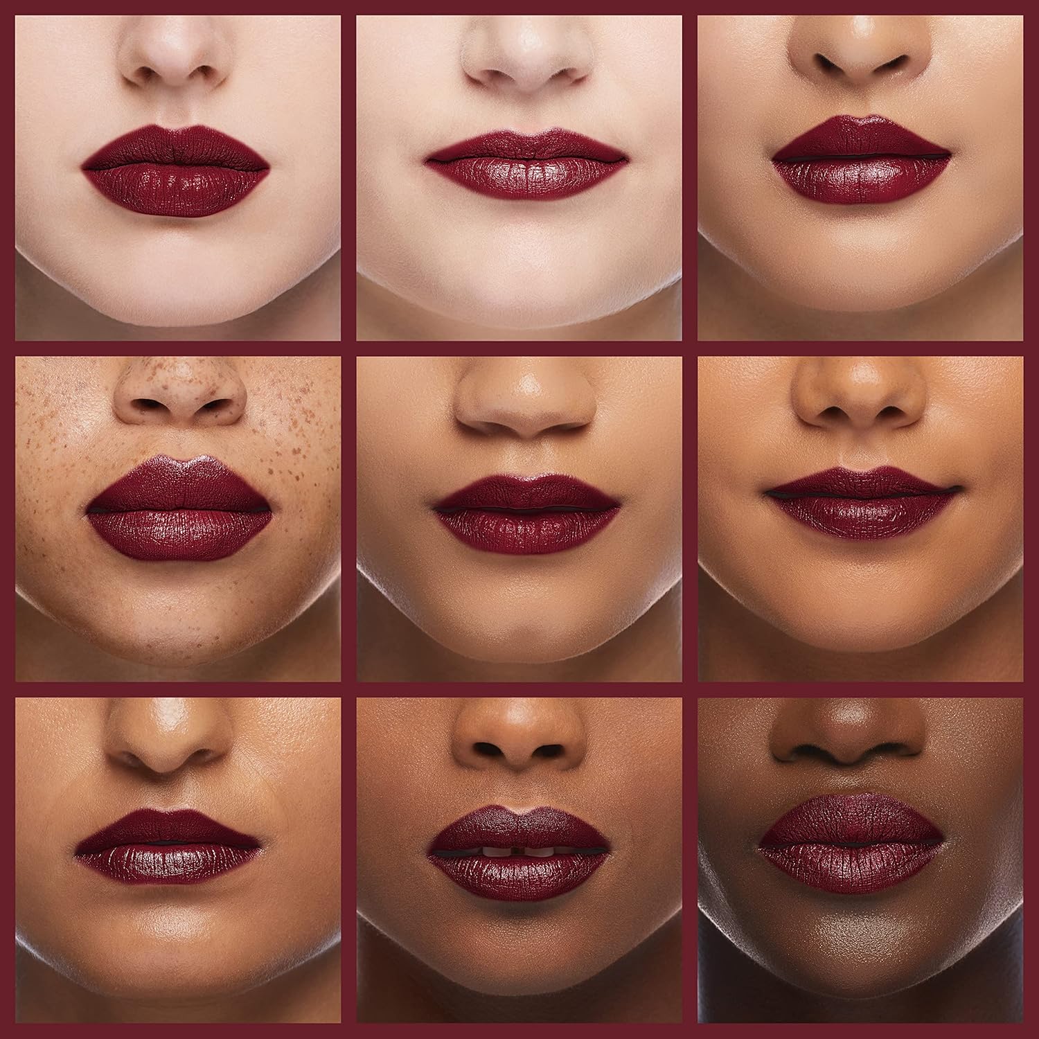 Batom Cremoso - Silk Finish Lipstick - Dark Wine